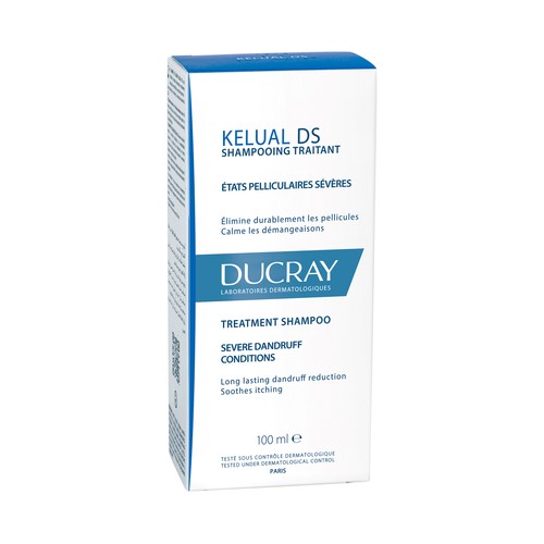 DUCRAY Kelual ds Champú anticaspa que además alivia el picor 100 ml.