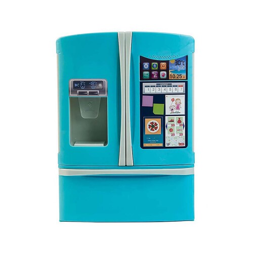 Frigorífico electrónico tipo americano, 17 accesorios, 46 cm de