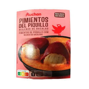 PRODUCTO ALCAMPO Pimiento del piquillo rellenos de bacalao 280 g