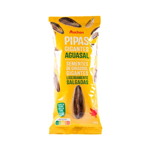 PRODUCTO ALCAMPO Pipas de girasol gigantes al aguasal  200 g.