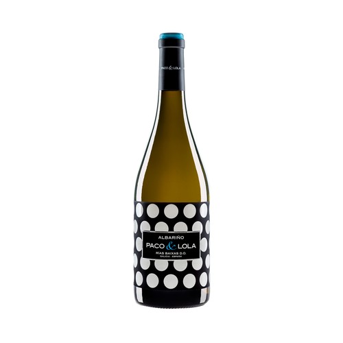 PACO & LOLA Vino blanco albariño con D.O. Rías baixas botella 75 cl.