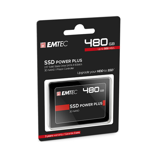 Disco ssd 480GB, EMTEC X150 Power Plus.
