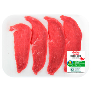 Imagen de ALCAMPO CULTIVAMOS LO BUENO Filetes de 1ª A de vacuno Villa del monte, ideales placha o freir