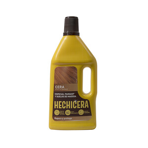 HECHICERA Cera abrillantadora especial parquet, tarima y madera HECHICERA 750 ml.