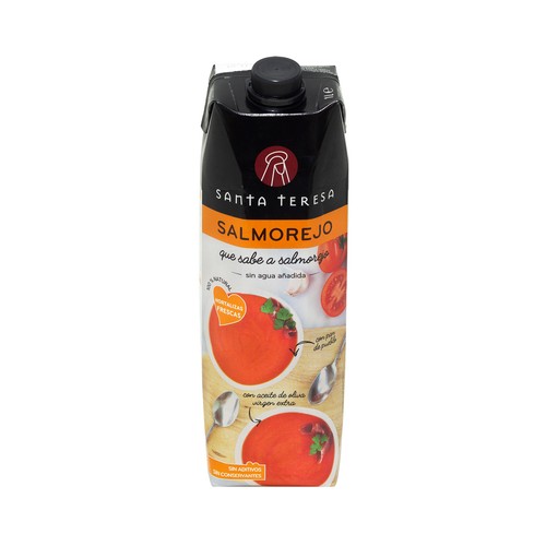 SANTA TERESA Salmorejo tradicional sin agua añadida SANTA TERESA 1 l.