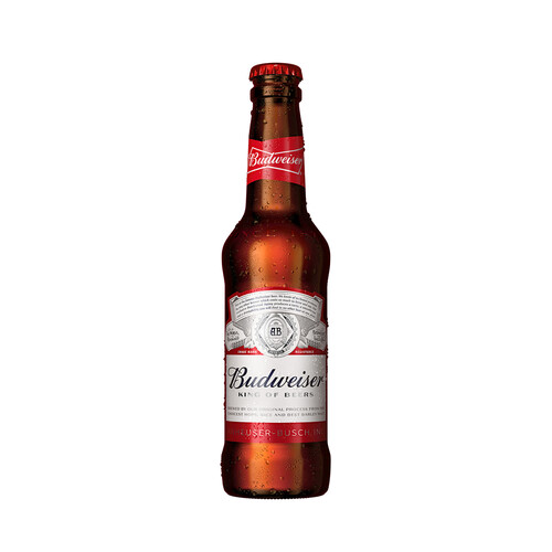 BUDWEISER Cerveza botella de 33 cl.