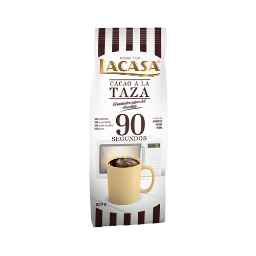 LACASA Cacao a la taza 90 Segundos LACASA 350 gramos