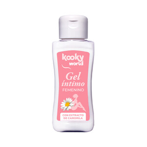 KOOKY WORLD Gel para la higiene íntima femenina con extracto de camomila KOOKY WORLD 100 ml.