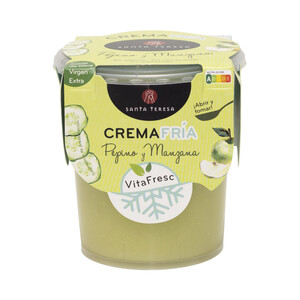 Imagen de SANTA TERESA Crema fría de pepino y manzana, lista para abrir y tomar SANTA TERESA 400 ml.