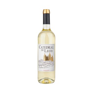 Imagen de CATEDRAL DE LEON Vino blanco semidulce de mesa sin denominación de origen botella 75 cl.
