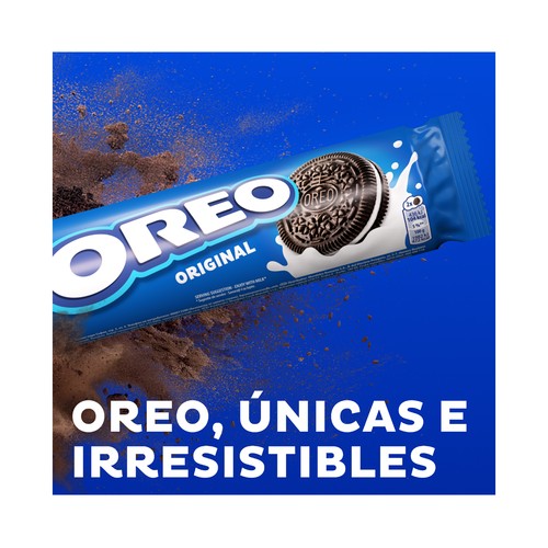 OREO Galletas de cacao rellenas de crema de vainilla 154 g.