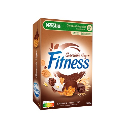 NESTLÉ FITNESS Cereales integrales con chocolate negro 540 g.