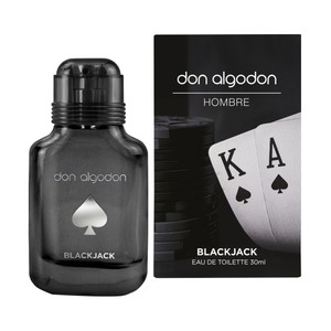Imagen de DON ALGODÓN Black jack Eau de toilette (colonia) para hombre con vaporizador en spray 30 ml.