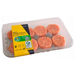 ALCAMPO CULTIVAMOS LO BUENO Mini hamburguesas de pollo campero 8 x 30 g.