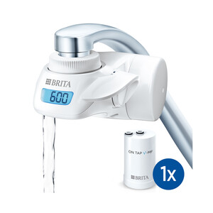 Sistema de filtración de agua para grifo, incluye 1 cartucho para 600 litros, On tap BRITA.
