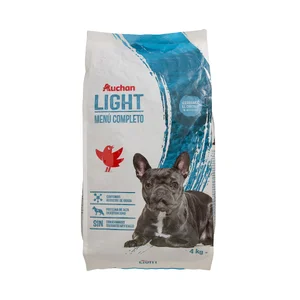 PRODUCTO ALCAMPO Pienso para perros a base de carne y arroz light 4 kg.