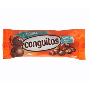 CONGUITOS Cacahuetes recubiertos de chocolate 75 g.