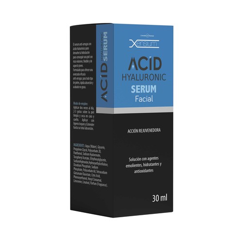 XENSIUM Serum facial rejuvenecedor con ácido Hialurónico 30 ml.