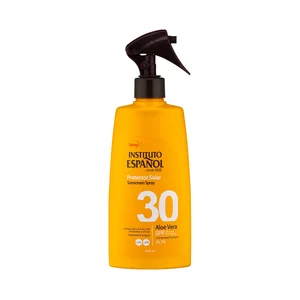 INSTITUTO ESPAÑOL Protector solar en srapy con aloe vera y FPS 30 (alto) 300 ml.