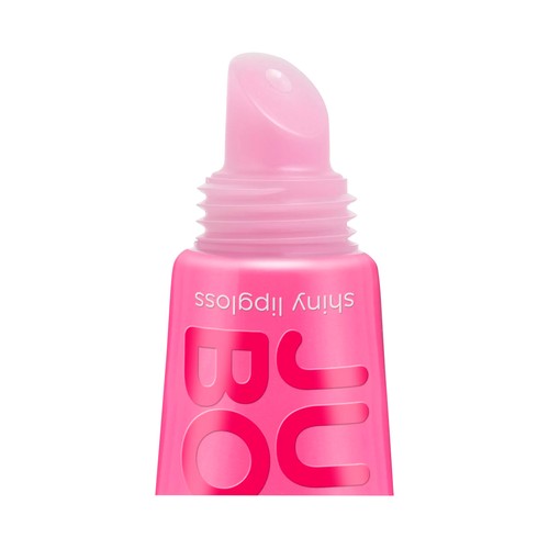 ESSENCE Juicy bomb tono 102 Witty watermelon Brillo de labios con acabado brillante y fragancia afrutada.