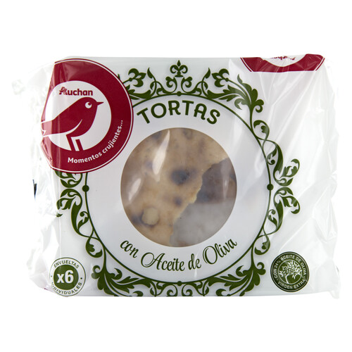 Tortas de aceite de oliva virgen PRODUCTO ALCAMPO 180 g.