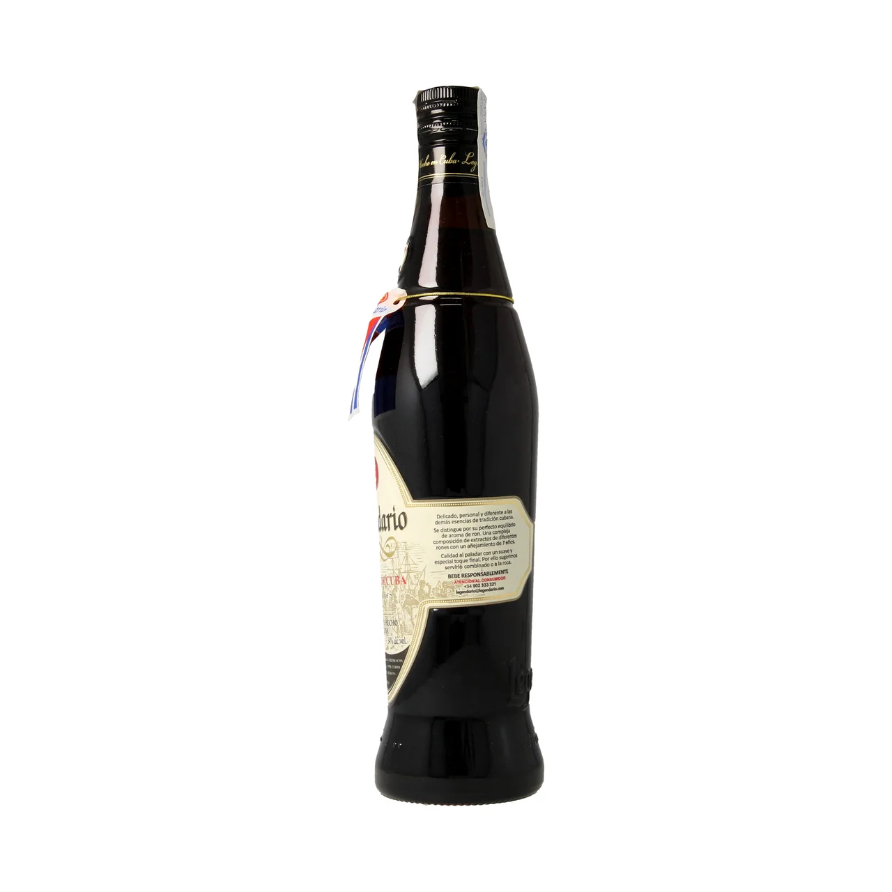 LEGENDARIO Ron añejo de 7 años, elaborado en Cuba LEGENDARIO botella de 70 cl.