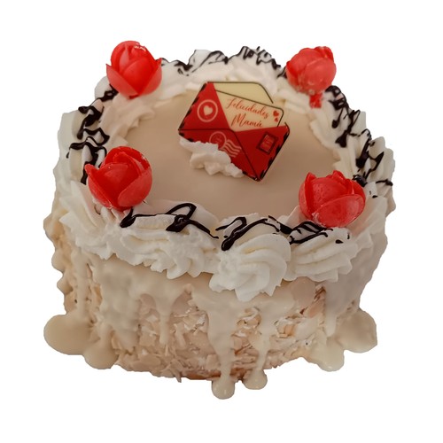 Tarta de chocolate blanco 800 g.