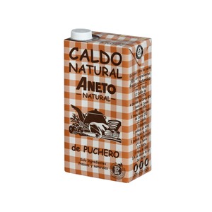 Imagen de Caldo de puchero con las mejores carnes y las verduras más frescas ANETO brik de 1 l