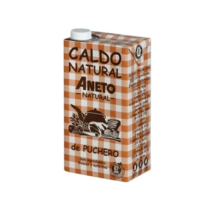 Caldo de puchero con las mejores carnes y las verduras más frescas ANETO brik de 1 l