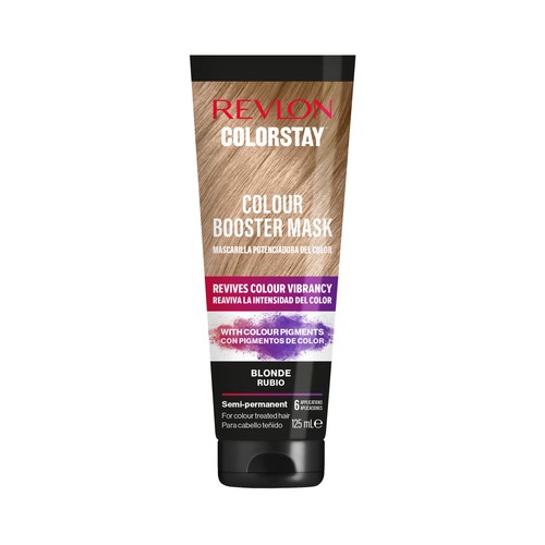 REVLON Colorstay tono rubio Mascarilla potenciadora del color para cabello teñido 125 ml.