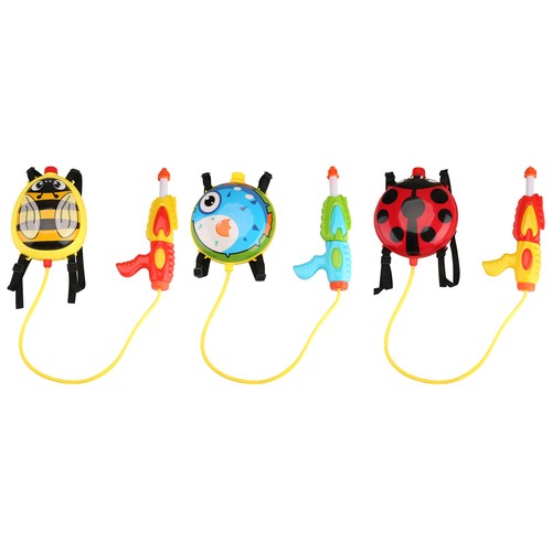 Lanzador de agua con mochila con forma de animales, depósito de 2,4 litros, ONE TWO FUN ALCAMPO.