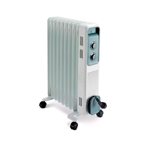 Radiador de aceite QILIVE Q.6253 blanco, 2000W, 4 niveles