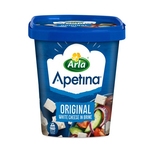 ARLA APETINA Dados de queso blanco estilo mediterráneo en salmuera 200 g. 