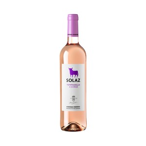 Imagen de SOLAZ Vino rosado con I.G.P. Vinos de la Tierra de Castilla-La Mancha botella 75 cl.