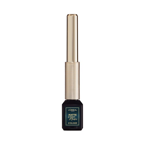 L"ORÉAL PARIS Mate signature tono 04 emeraude Perfilador de ojos líquido con acabado mate e intenso color verde.