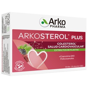 Arkosterol plus Complemento alimenticio que ayuda a la salud cardiovascular y a reducir el colesterol 30 uds.