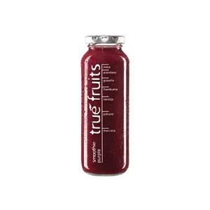 TRUE FRUITS Preparado de zumo de frutas (smoothie PURPLE) TRUE FRUITS 25 cl.