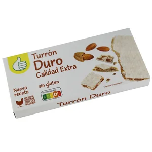 PRODUCTO ECONÓMICO ALCAMPO Turrón duro calidad extra 200 g.