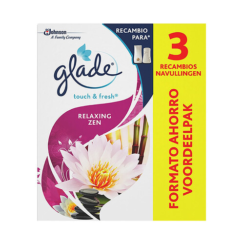 GLADE Recambio Relax Zen GLADE 3 x 10 ml.