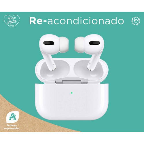 APPLE AirPods Pro (REACONDICIONADO), control táctil, 2 micrófonos.