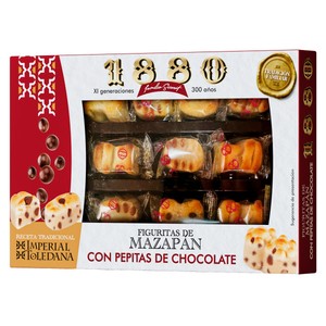 Imagen de 1880 Figuritas de mazapán y pepitas de chocolate 205 g.