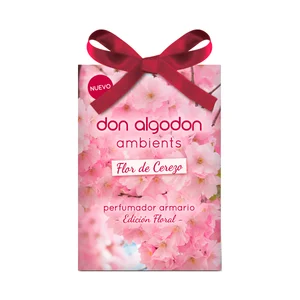 DON ALGODÓN Ambients Ambientador perfumador de armario con aroma a Flor de Cereza.