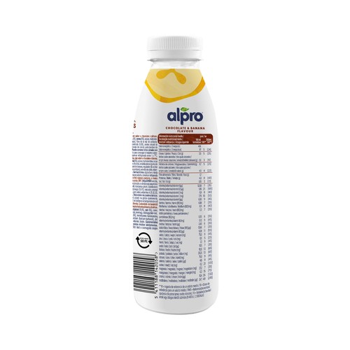 ALPRO Meal to go Bebida vegetal de soja sabor chocolate y plátano 500 ml.
