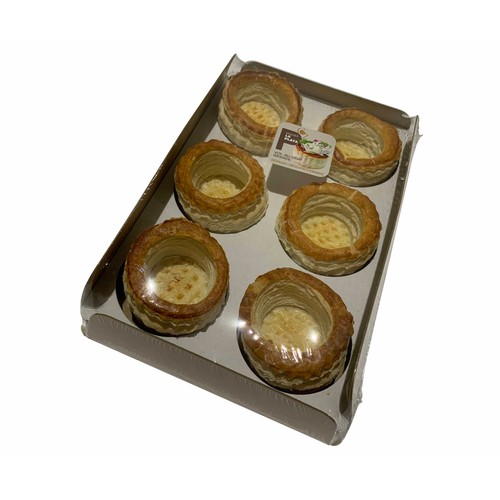 Vol-au-vent 75 mm 6 uds. 150 g. 