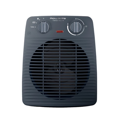 Calefactor eléctrico vertical ROWENTA negro, 2000W, 3 niveles de potencia.