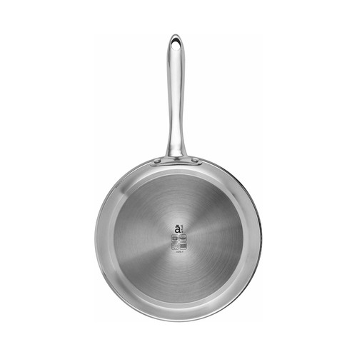 Sartén profesional de acero inoxidable sin antiadherente apta para inducción, 28cm. ACTUEL.