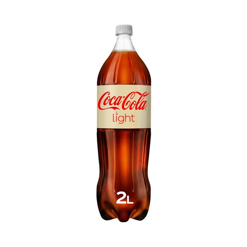 COCA COLA LIGHT Refresco de cola Light sin azúcar y sin cafeína botella de 2 l.