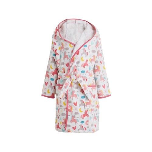 Albornoz infantil de algodón con capucha, talla 2/4, densidad 360g/m², ACTUEL.