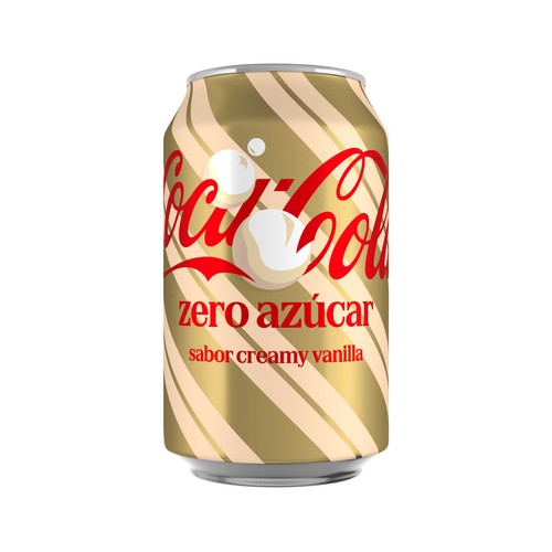 COCA-COLA ZERO Refresco de cola zero creamy vanilla lata 33 cl.