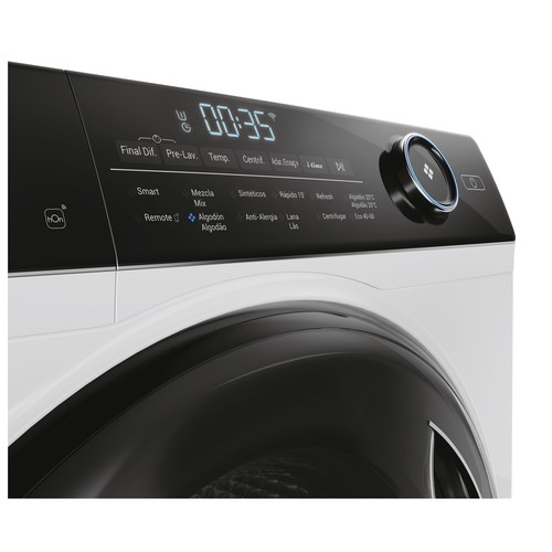 Lavadora HAIERHW90-B14959EU1IB 9KG, clasificación energética: A, 1400RPM,H: 85cm, A: 60cm, F: 57cm.